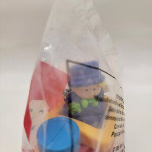 1999 McDonalds Little People Fisher-Price Train Engine Driver NIB Happy Meal Toy